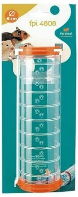 Ferplast FPI 8 Straight Space Tunnel Hamster Mouse Tube, Clear, 1 Count Pack of 