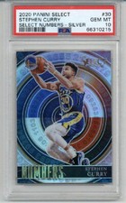 2020 PANINI SELECT SELECT NUMBERS SILVER #30 STEPHEN CURRY WARRIORS PSA 10 RARE