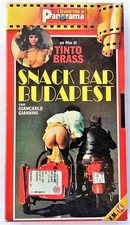 SNACK BAR BUDAPEST DI TINTO BRASS VHS 1988 I GRANDI FILM DI PANORAMA