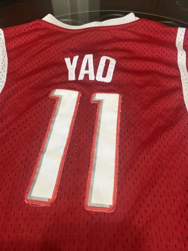 Rockets YAO Number 11 XL Youth Size Reebok Team Apparel - Picture 12 of 17