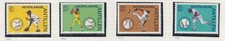 NETHERLANDS ANTILLES, 1984 Baseball Federation set of 4 & Souvenir Sheet, mnh.