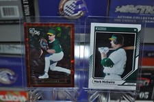 2024 Donruss Action All stars Mark McGwire #1 Orange Ice /75 and base