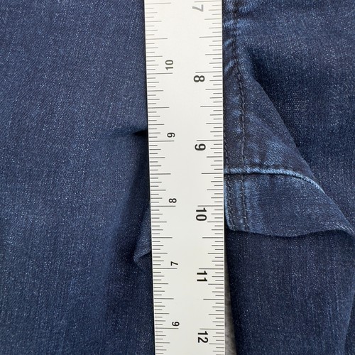 NYDJ Women’s Jeans 6 Tall Rhapsody Blue Marilyn Straight Crop NWT - Picture 5 of 10