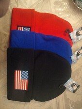 NEW 3 Pairs Wholesale  u.s.a.  Thermal Winter asst colors Beanies HATS