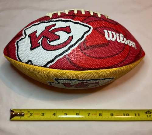 Kansas City Chiefs Youth Football by Wilson 10” - Picture 6 of 6