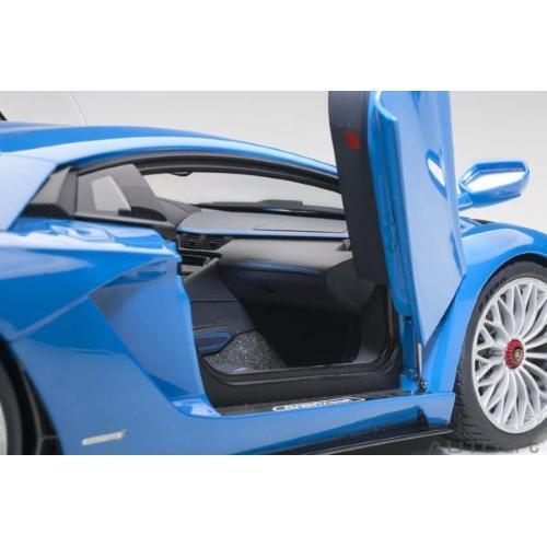 1:18 AUTOART Lamborghini Aventador S 2017 Blue Nila AA79134 Model - Picture 5 of 11