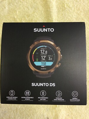 FATHERS DAY SPECIAL - SUUNTO D5 Copper Wrist Computer/Watch - USB Cable
