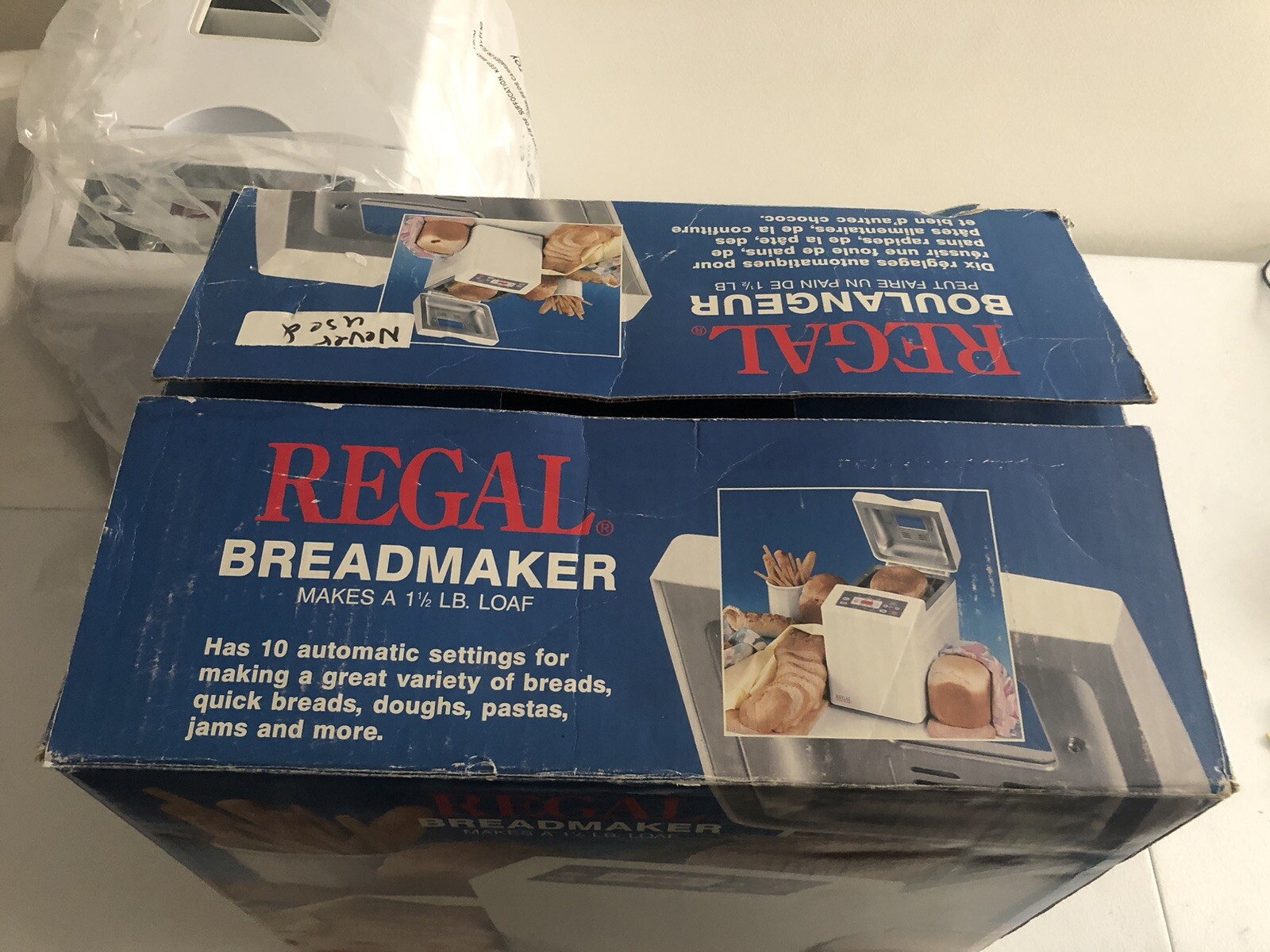 regal breadmaker k6783