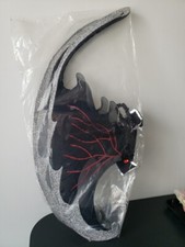 Halloween Costume Dark Angel Black And Red Wings 28" Tall New