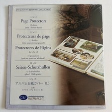Creative Memories 12 x 12 Page Protectors 15 Sheets Plus 1 Bonus Sealed 2004 NIP