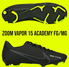 Nike Zoom Vapor 15 Academy FG/MG Soccer Cleat Black Shoes DJ5631 Mens Size 11-13