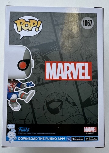 Funko POP! Marvel Spider-Man Bug-Eyes Armor 1067 Exclusivo con Protector - Imagen 3 de 6