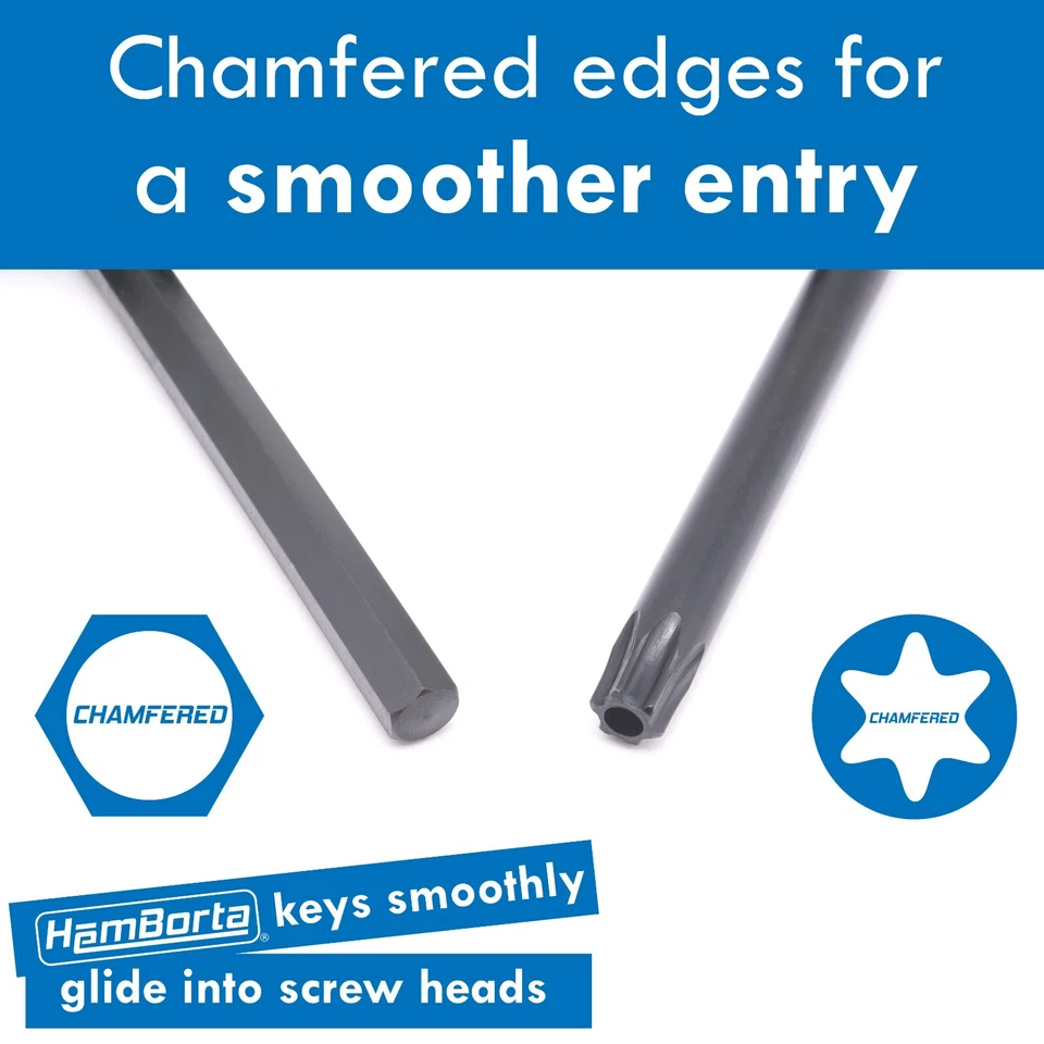 Allen Key Set & Torx Key Set HemBorta 16pc Folding Star Key Set MM Hex Key Set - Image 4 of 4