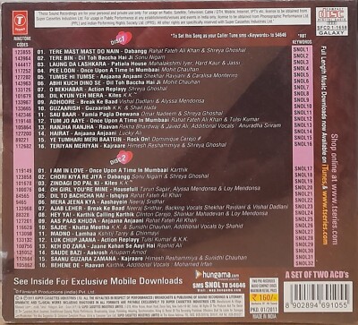 Seasons Of Love Bollywood Hindi Love Songs CD (Set Of 2) Rahat