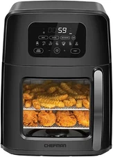 Chefman Family-Size Auto-Stir AIR FRYER + Convection Oven, 14-in-1 Digital LED