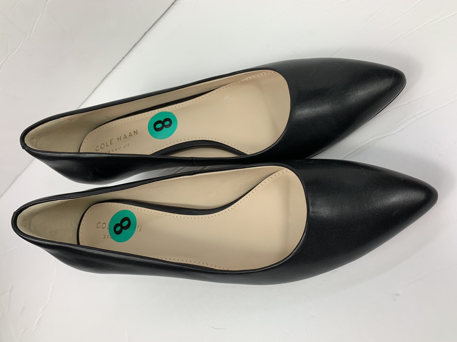 cole haan quincy leather heel