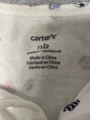 Carter’s Sports Pyjama mit Fuß Einteiler, Newborn. Neu. - Bild 8 von 8