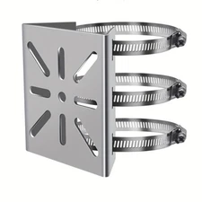 3 Loops Stainless Steel Corner Mount Bracket for IP CCTV Security Cameras