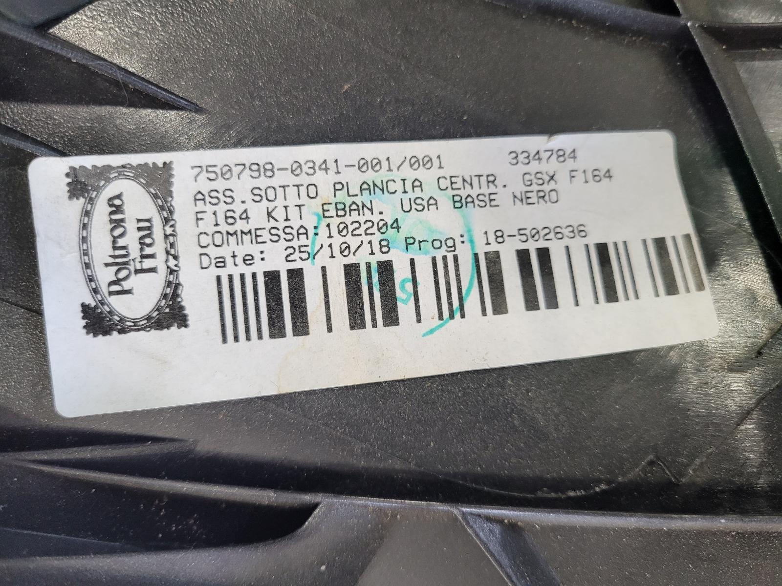 2017-2020 Ferrari Portofino OEM COMPL. LOWER CENTER DASHBOARD TRIM | 758813