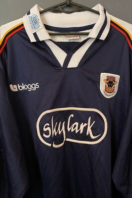 VINTAGE OLD MEN RUGBY LEAGUE BRADFORD BULLS 2001/2002 SHIRT JERSEY