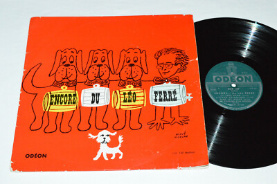 LEO FERRE Encore LP Odeon France 1958 OSX-137 G+/G+ Lower Grade Rare French Pop