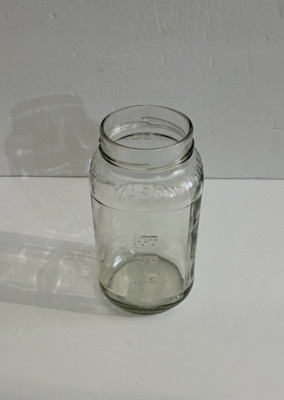 SELECT QTY Glass Mason Square Jar Canning Gardening Class School Project 26 oz.