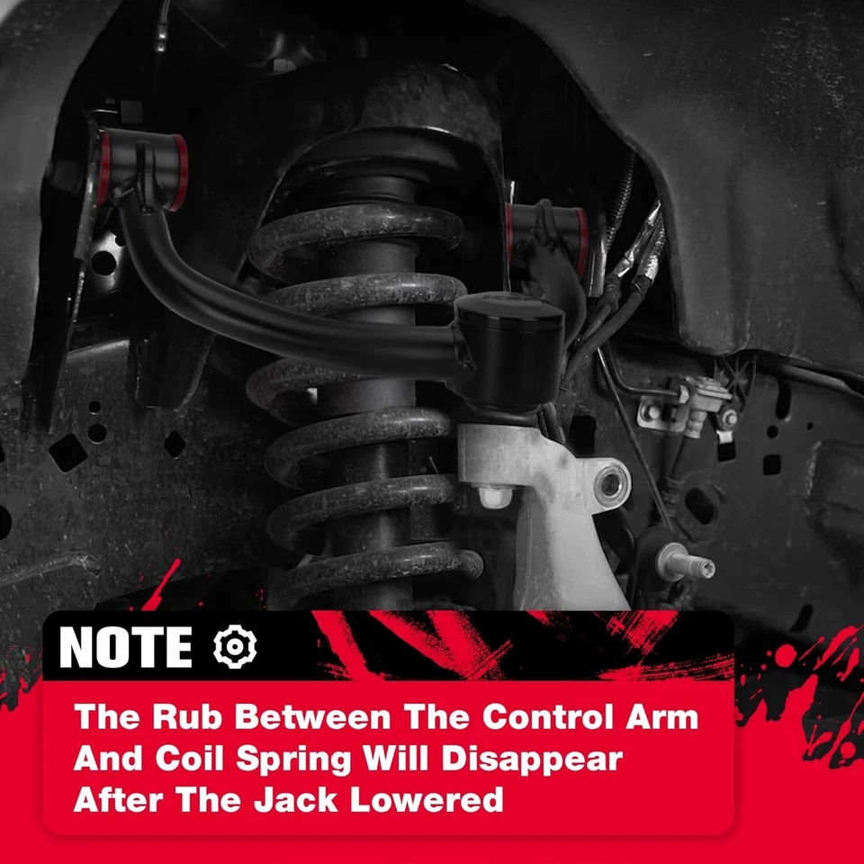 上控制臂+传感器支架适用于2-4英寸升降2021+福特F150带高度传感器 — 第 3/4 张图片