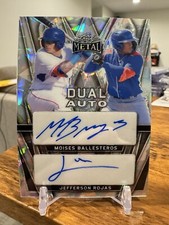 2024 Leaf Metal #/15 Moises Ballesteros | Jefferson Rojas Dual Rookie Auto 🔥📈