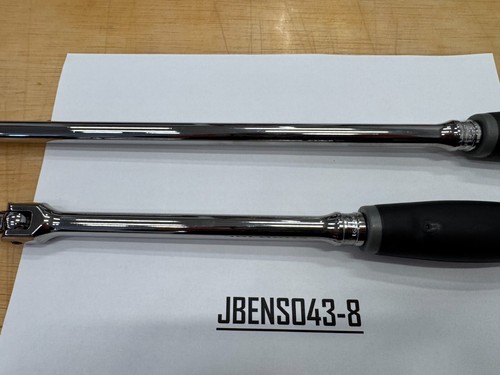 Snap-on Tools NEW DARK TITANIUM 2pc 3/8" Drive 12" 18" Soft Grip Breaker Bar Set - Foto 8 di 10