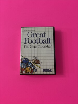 Great Football (Sega Master System, 1987) Complete w/Manual Authentic