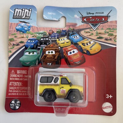 【激レア】Mattel*Disney*カーズ/ミニレーサーズシリーズ*ボビー Disney Pixar Cars - Mini Racers - Dirty Deco Todd Pizza Planet