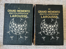 Grand Mémento Encyclopédique Larousse * Paul Augé * 2 Tomes * Larousse 1936