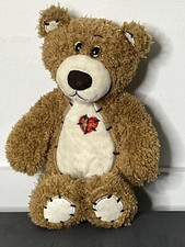 First And Main TENDER TEDDY 15  with Heart - GREAT Shape Valentines Day