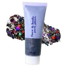 Black Body Glitter,Face Hair Glitter for Kids and Women, Halloween Themed