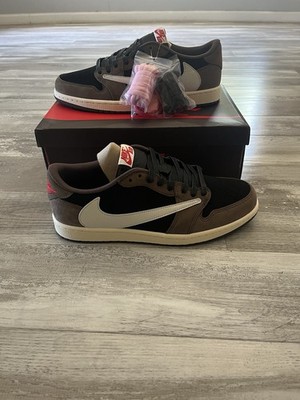 Size 12 - Nike Jordan 1 x Travis Scott Low Mocha