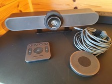 Logitech MeetUp V-R0007 Conference Webcam Microphone Speaker - All cables
