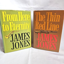From Here to Eternity James Jones 1951 First Edition  & Thin Red Line 1962 - BCE