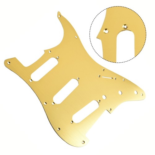 Protect Your Guitar with 11 Hole SSS Metal Guitar Pickguard Scratch Plate - Picture 5 of 31