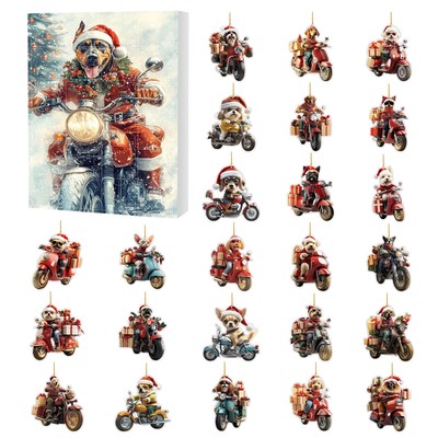 Weihnachten Reiten Hund süße Figur Puppe Adventskalender Überraschung Geschenk