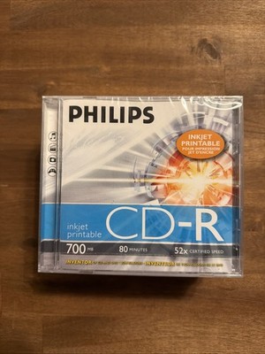 6x Philips CD-R Rohlinge / 700 MB 80 Minuten - Neu & Verschweißt