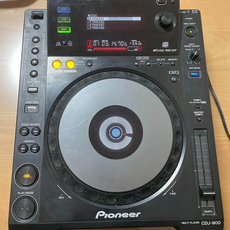 Pioneer DJ CDJ-900 Black with Power Cable Tested and Working - Image 3 of 4