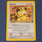 Meowth 62/82 - Team Rocket - Common Pokemon Card - LP