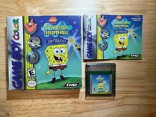 SpongeBob SquarePants: Legend of the Lost Spatula (Game Boy Color, 2001) - CIB!!