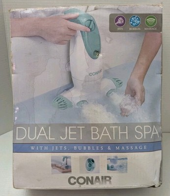 NEW Conair Portable Bath Spa with Dual Hydro Jets for Tub Damage