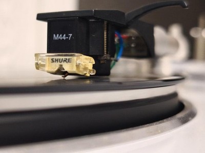 SHURE M44-7 with Technics Headshell Cartridge Needle Tasted