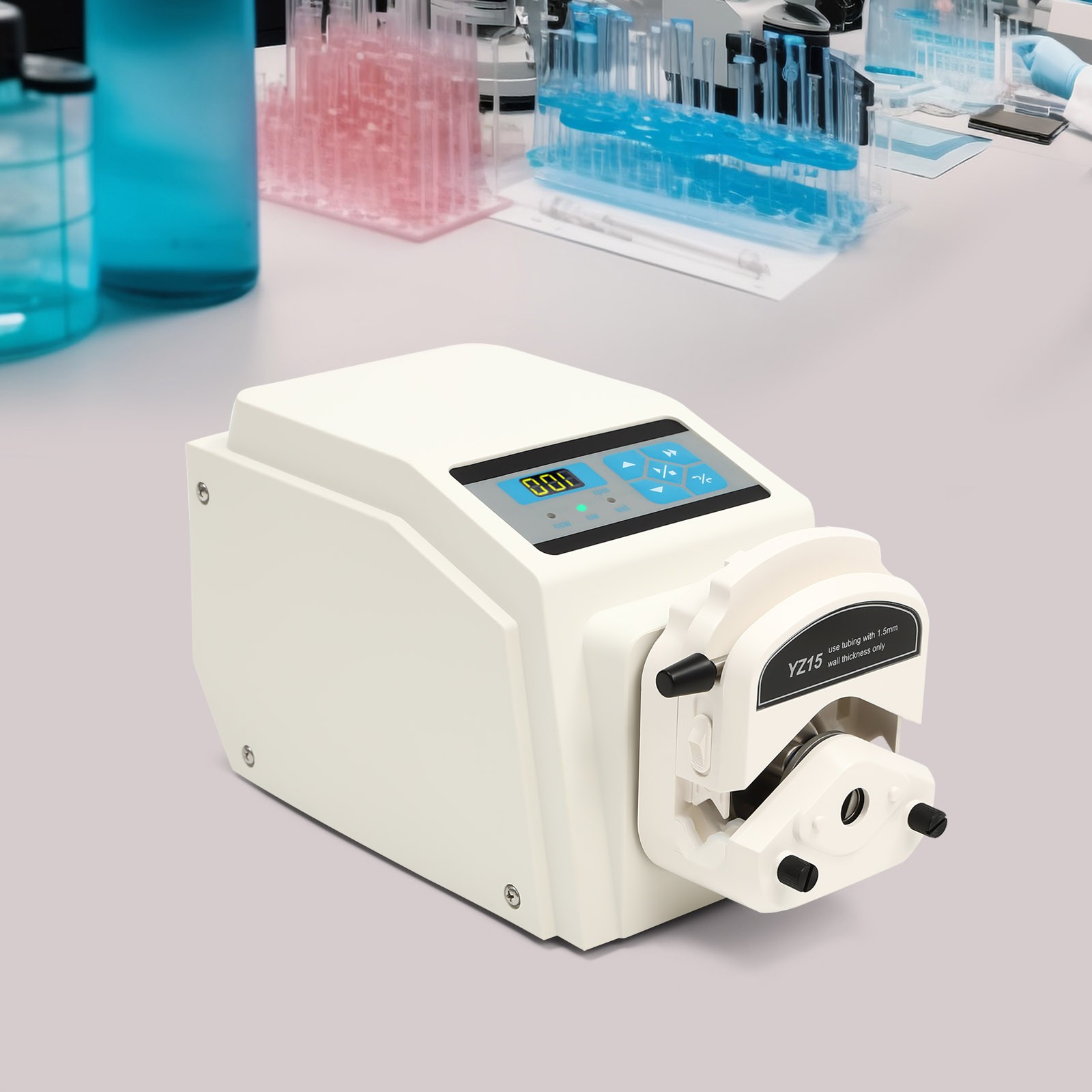 Liposuction Peristaltic Pump Medical Variable Speed Large Flow w/ Silicone Tube