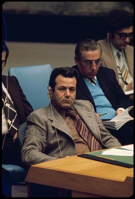 Photo:New York United Nations Farouk Kaddoumi PLO Delegate 1970s
