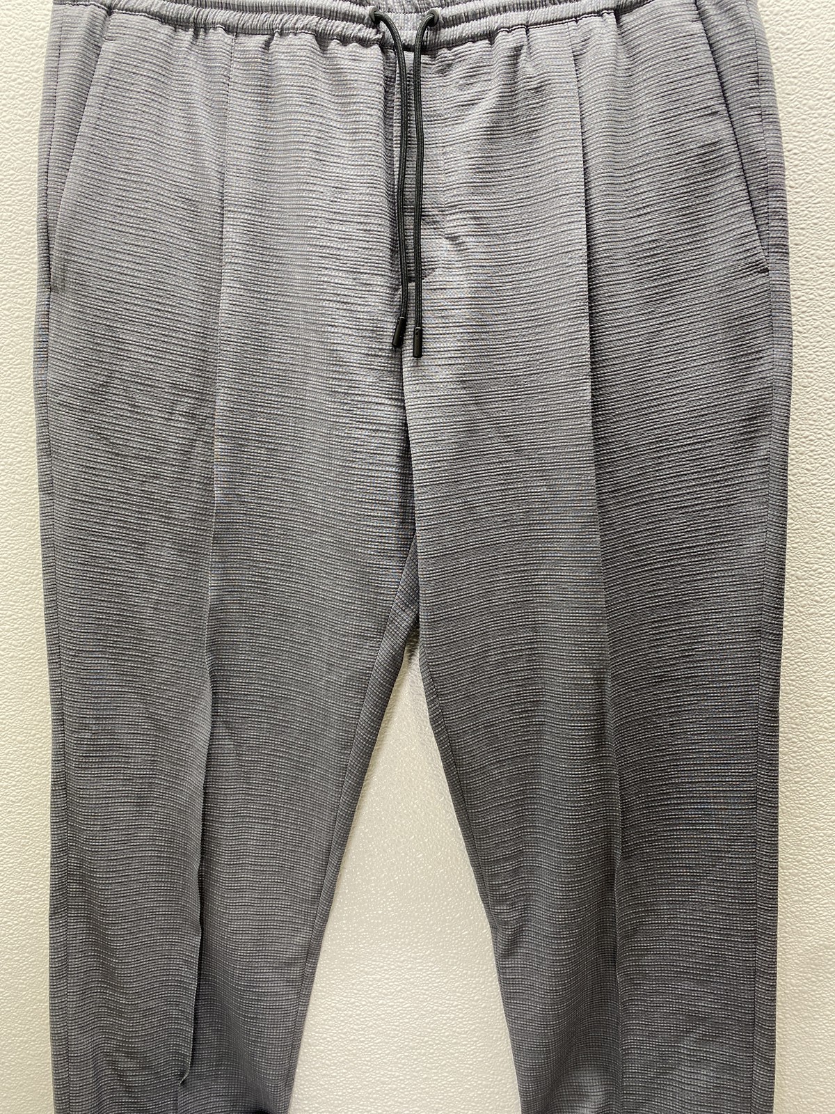 Christian Dior Mens Fine Woven Wool Blend Jogger Pants Size 37 x 31 Grey thumbnail 3