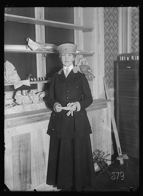 Photo:Mrs W K Vanderbilt 1910s Woman in Uniform Portrait