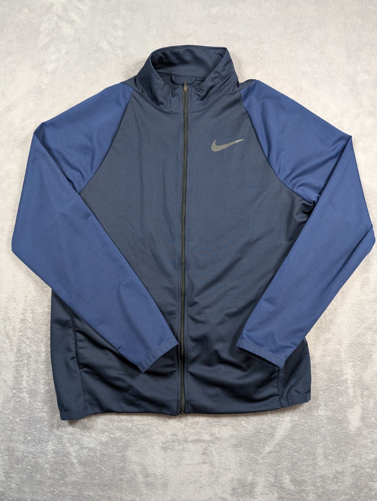 SACAI X NIKE Giacca Nike Dri Fit Full Zip Uomo Blu Medio Activewear Performance Running